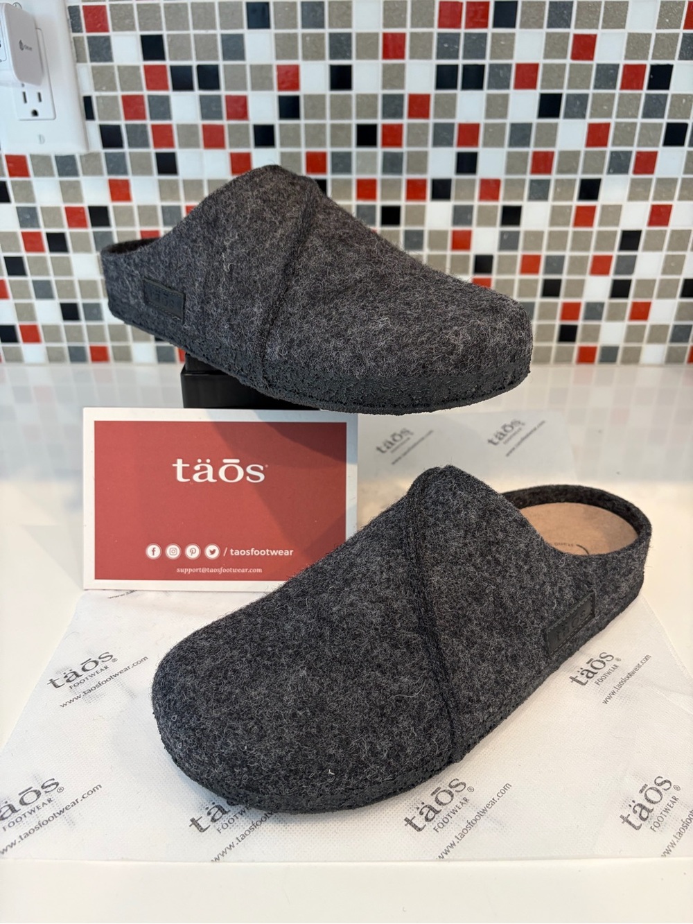 Taos Wool Slipper Slides - Size 10 (41 EU) - NWT!